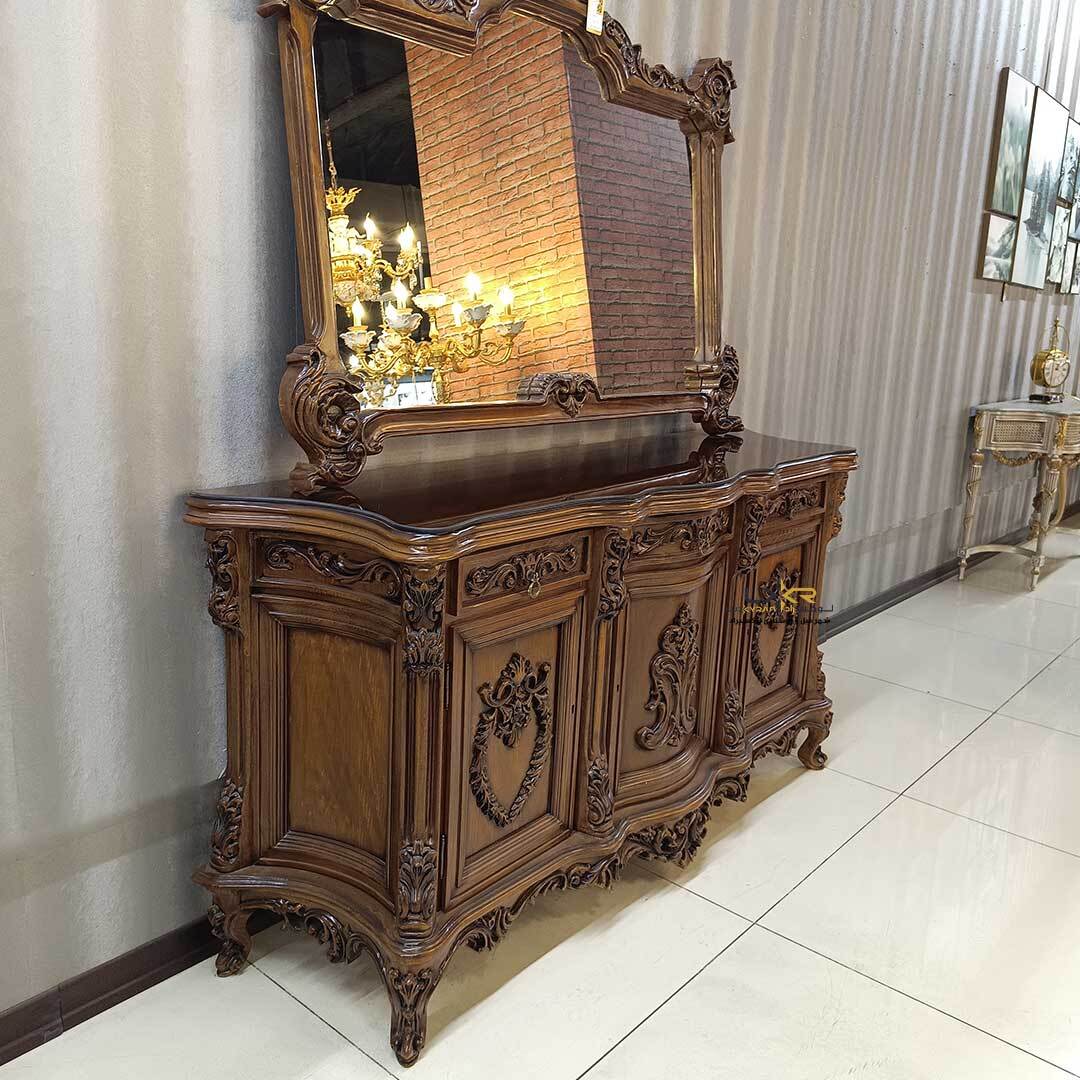  آینه و کنسول کلاسیک پینترستی زیبا 