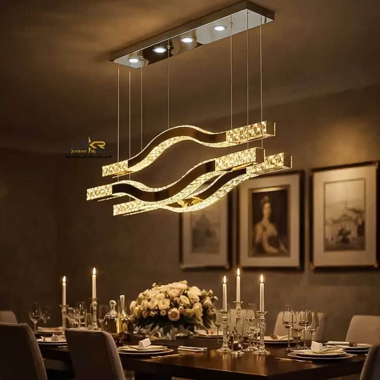 لاینر LED کریستالی سبک مینیمال مدرن