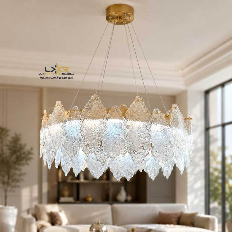 لوستر مینیمال و پینترستی برگی 