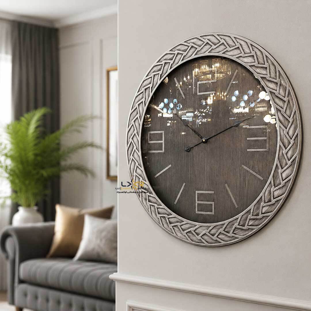  ساعت دیواری پینترستی مدرن چوبی 
