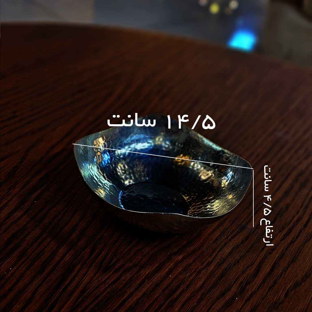  ظرف مسی قلم خورده 