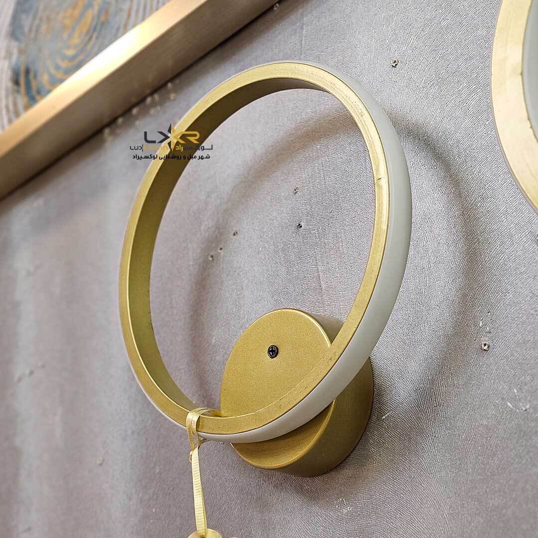  دیوارکوب مدرن و مینیمال طلایی LED 