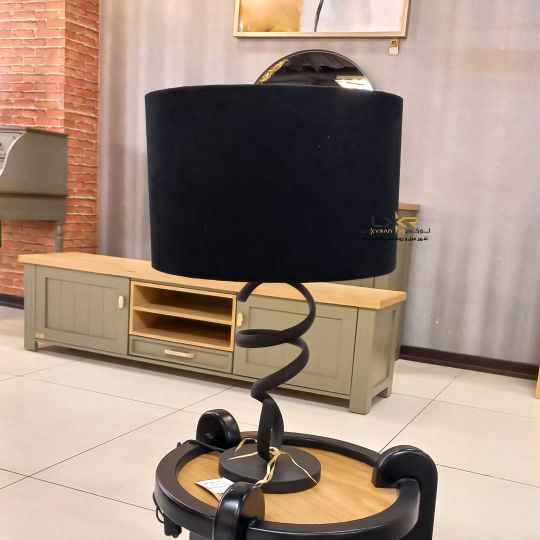  آباژور مینیمال و مدرن مشکی طرح خاص 
