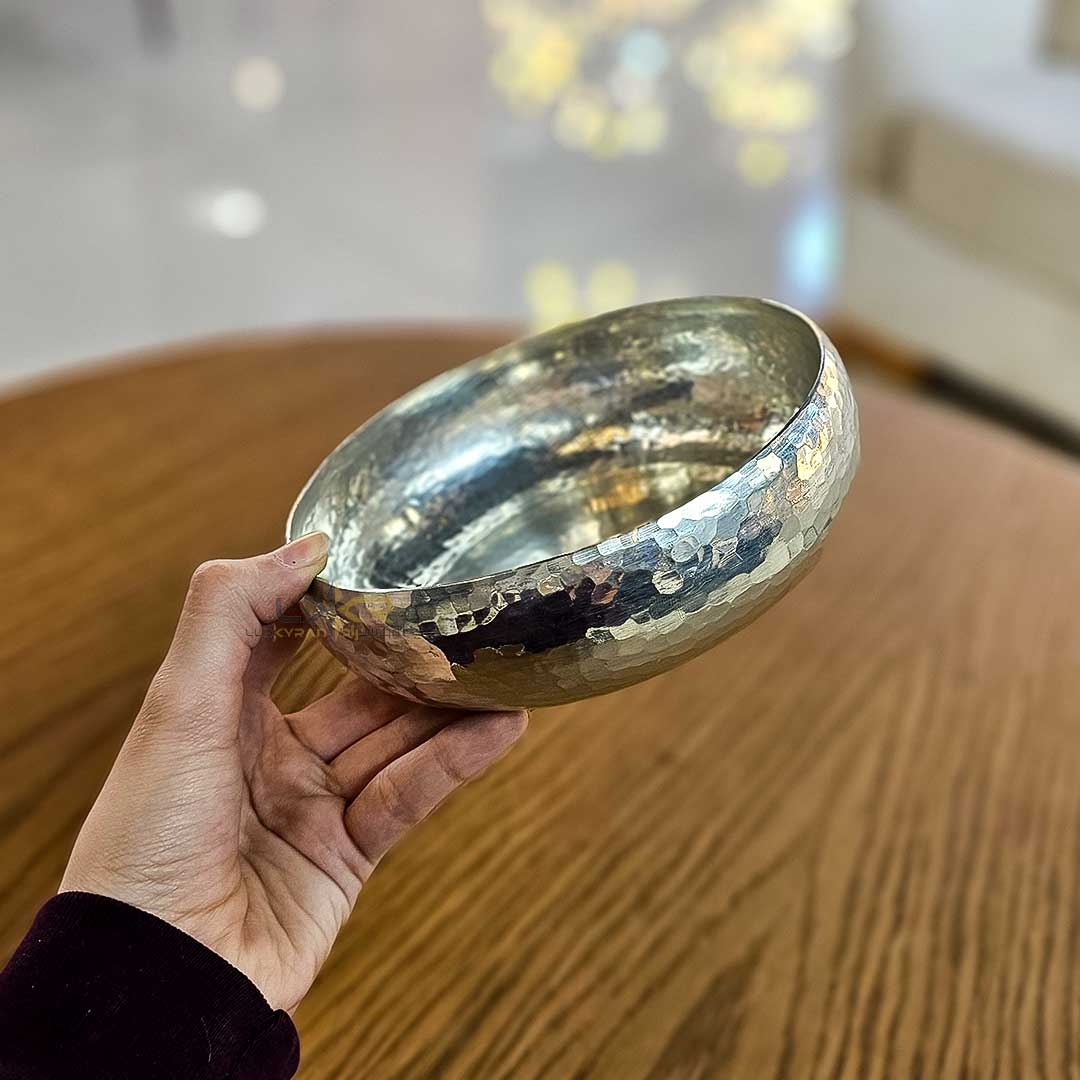  ظرف مسی قلم خورده 