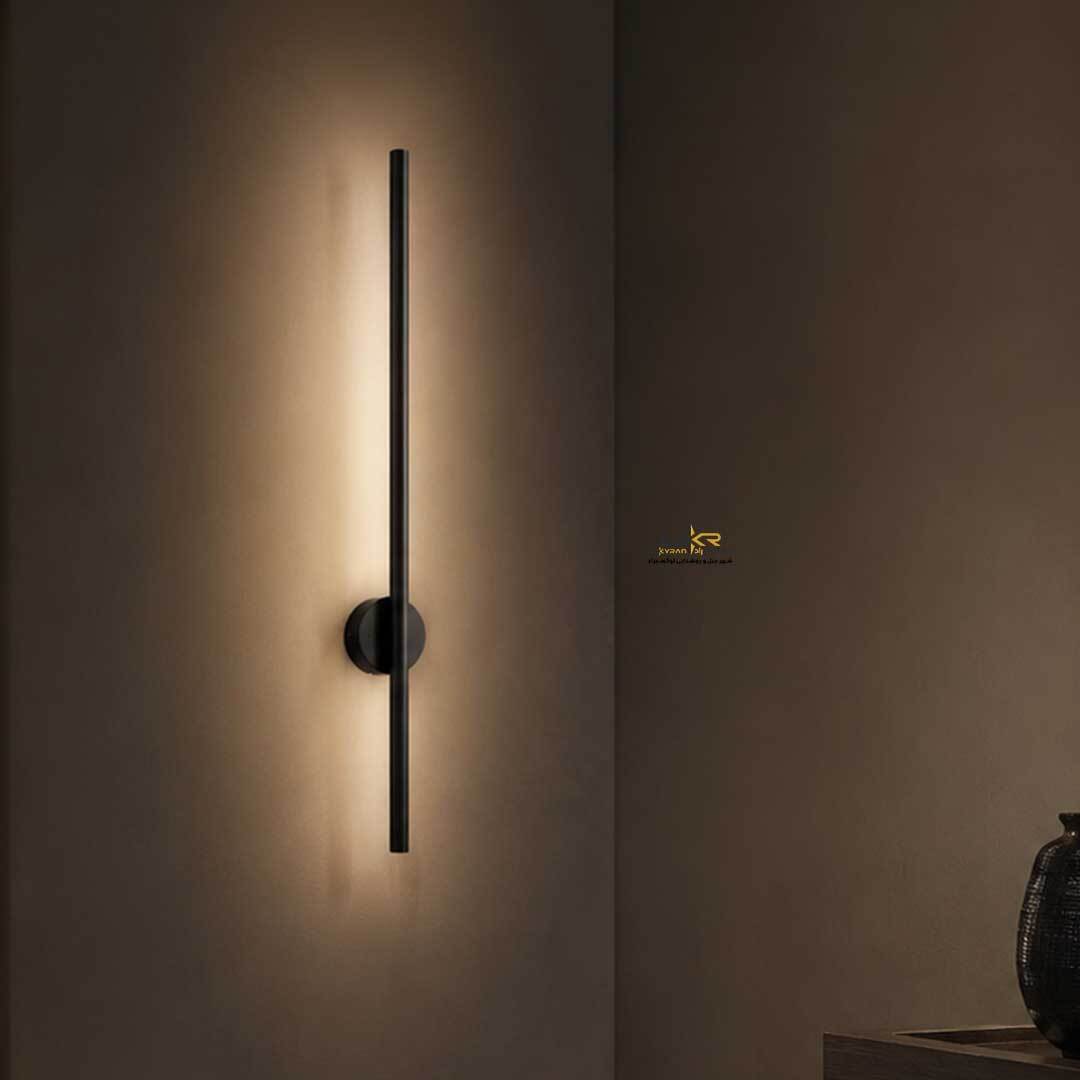  دیوارکوب مدرن و مینیمال مشکی LED 