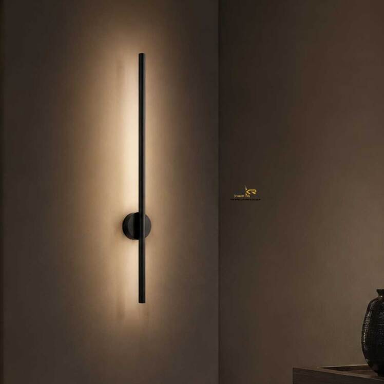 دیوارکوب مدرن و مینیمال مشکی LED