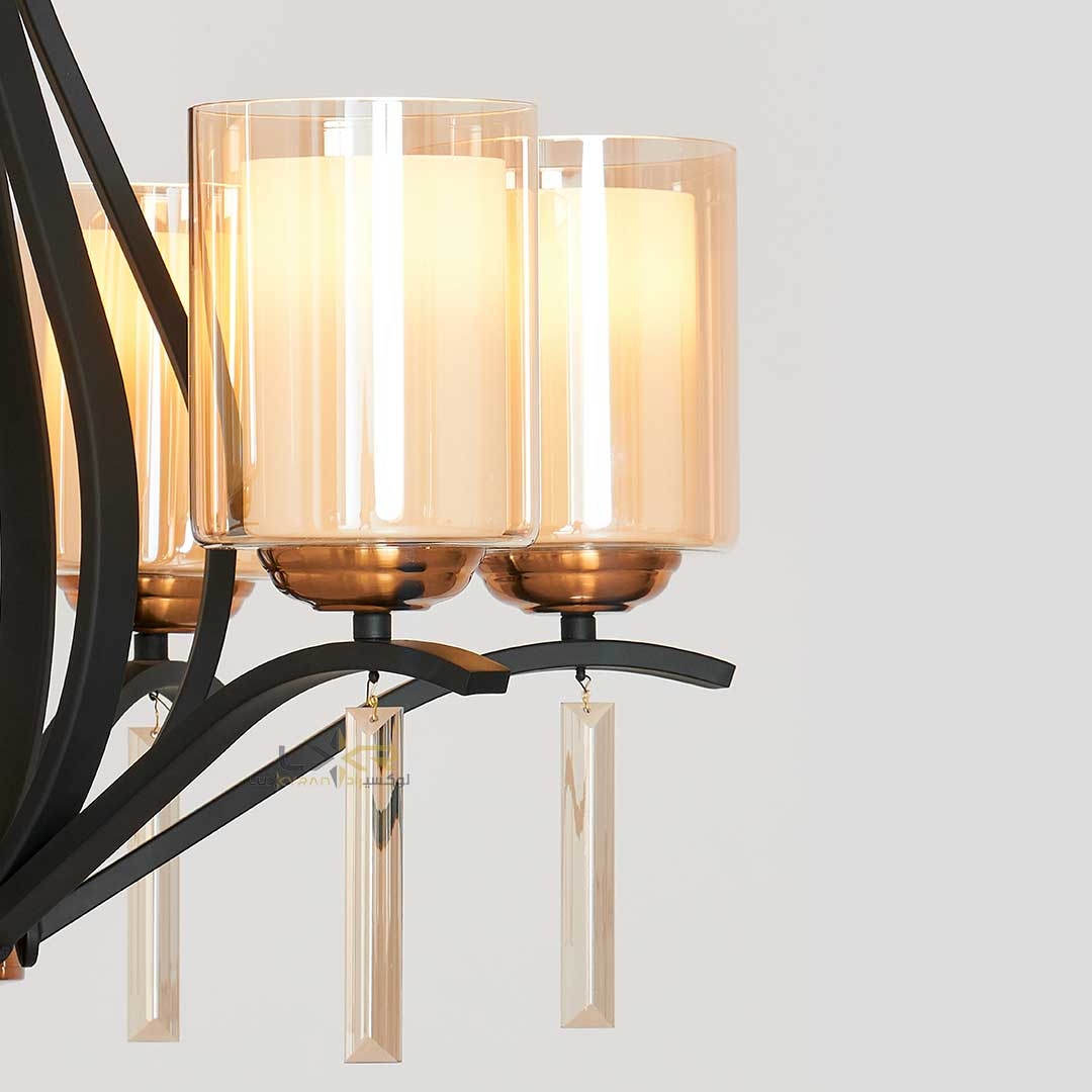 لوستر اقتصادی و شیک سبک مدرن 6 شعله 8532/6