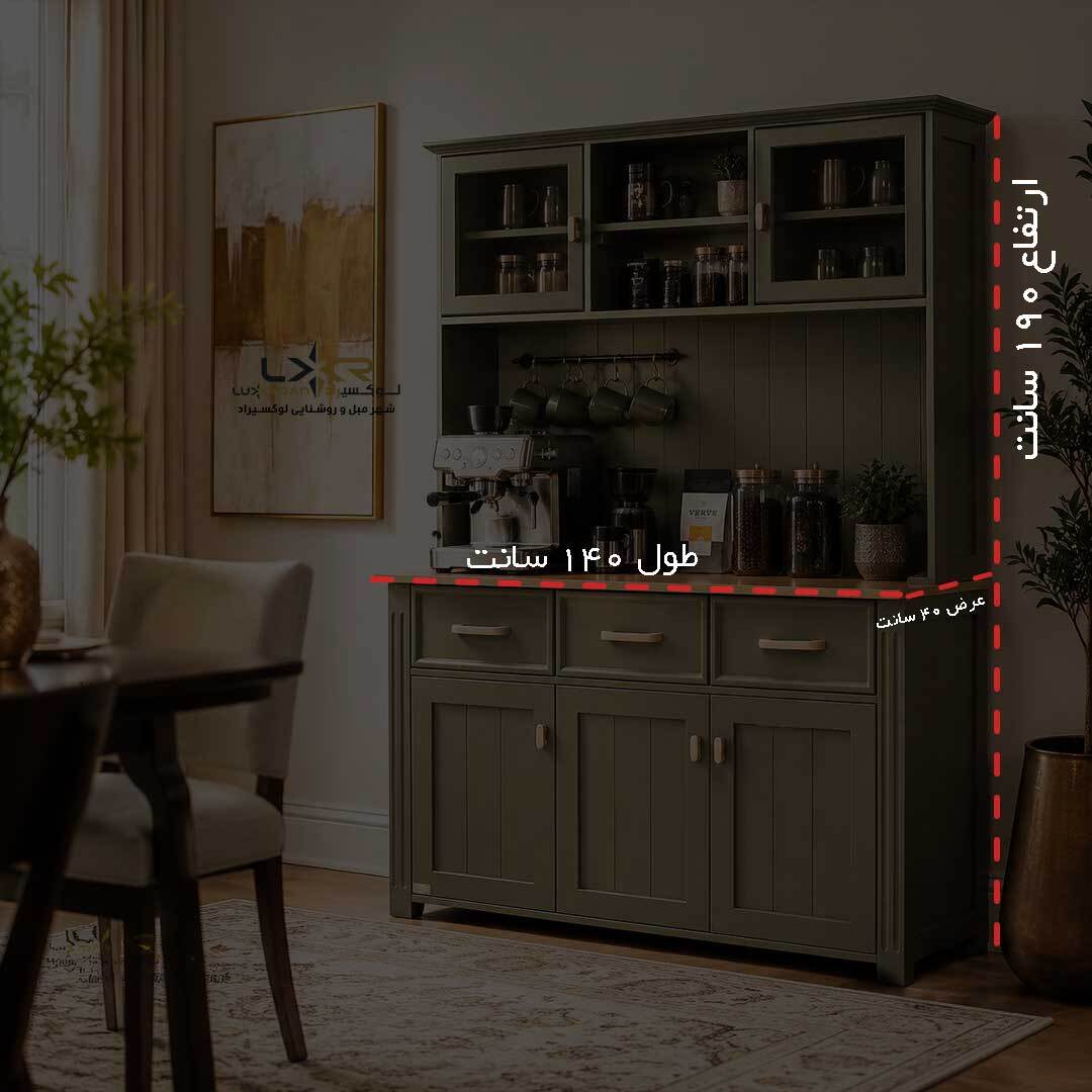  کافی بار پینترستی مدرن رنگ سبز 