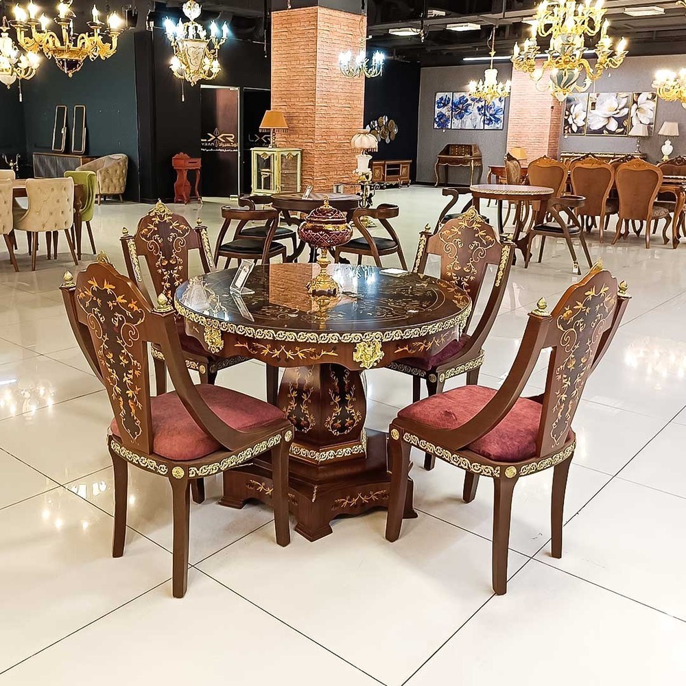  نهار خوری کلاسیک و نئوکلاسیک پر منبت و برنزکاری شده 