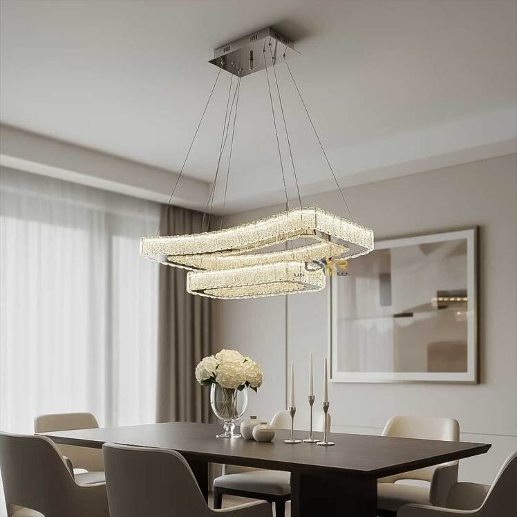 لوستر مناسب اتاق خواب و اشپزخانه LED سبک مدرن و مینیمال