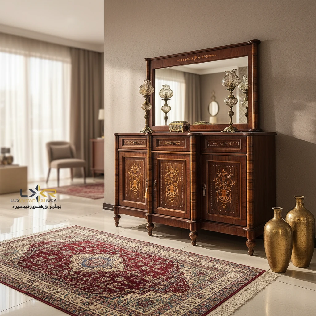  کنسول سبک کلاسیک و نئوکلاسیک تمام منبت کاری 