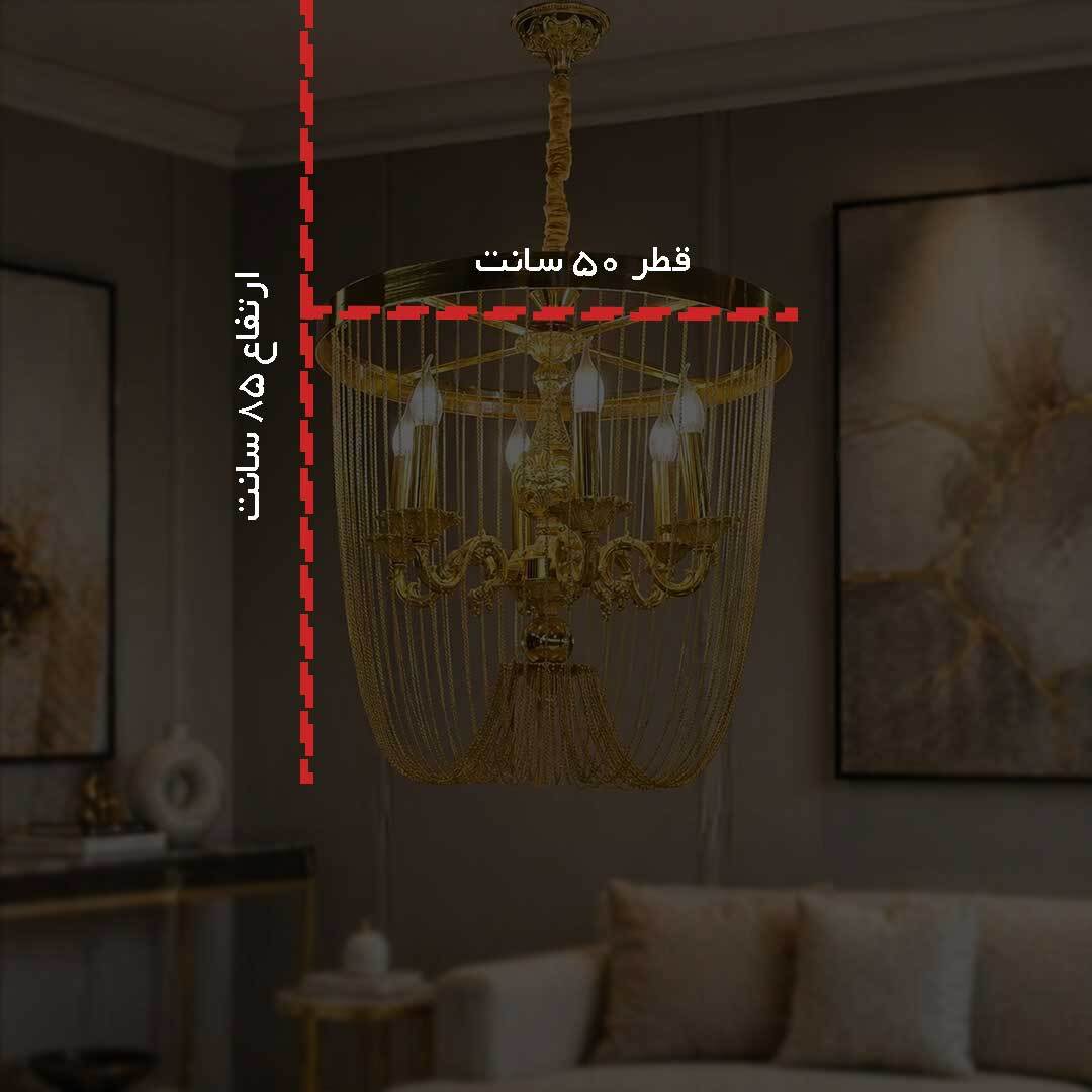  لوستر پینترستی نئوکلاسیک و کلاسیک طلایی خاص 