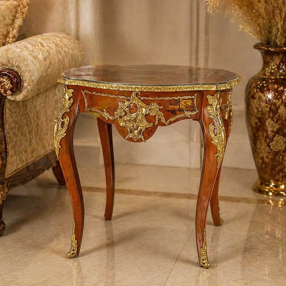  میز خاطره و میز تلفن پینترستی نئوکلاسیک و کلاسیک برنزکوب شده 
