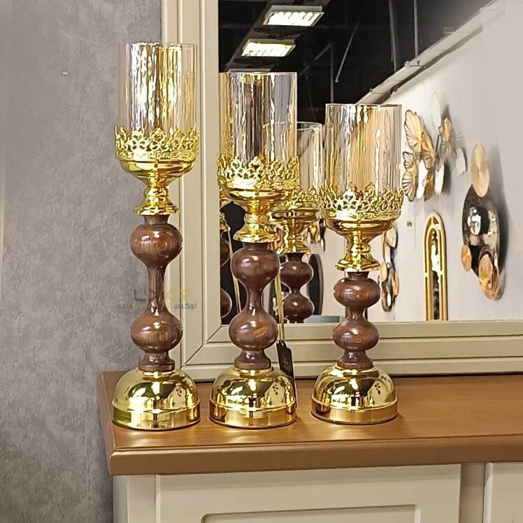 شمعدان چوبی شیک و خاص