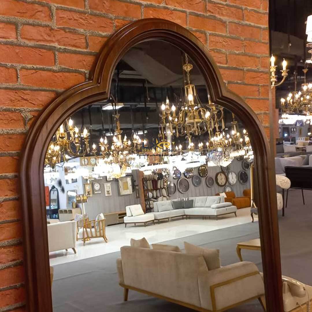  اینه مدرن و نئوکلاسیک قهوه ای 