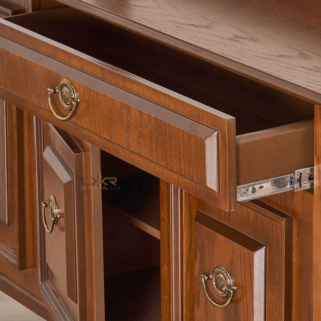 اینه کنسول نئوکلاسیک و کلاسیک قهوه ای پینترستی
