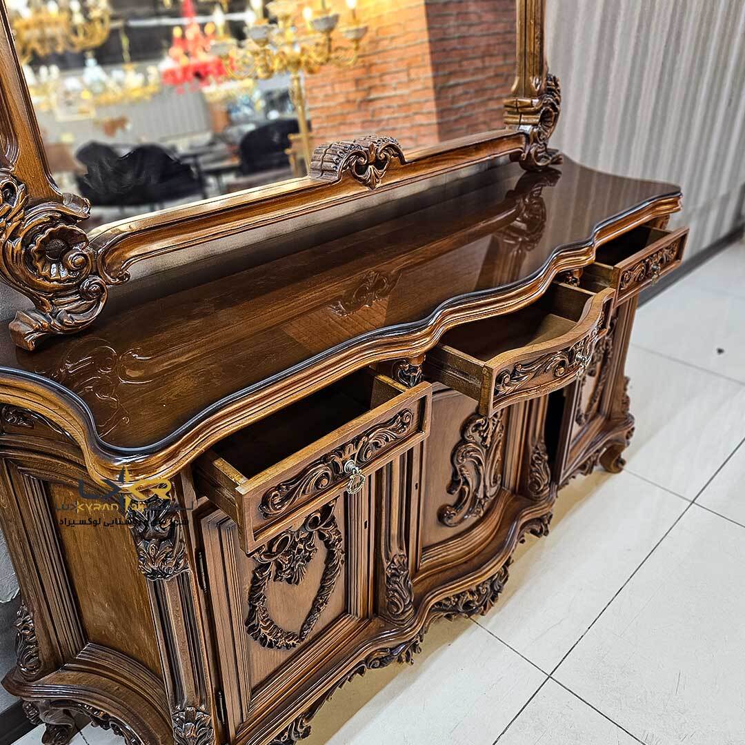 آینه و کنسول کلاسیک پینترستی زیبا 