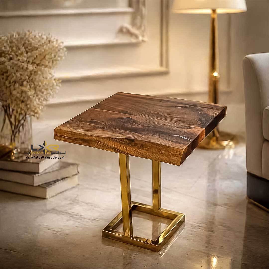  عسلی پینترستی مدرن طرح چوب 
