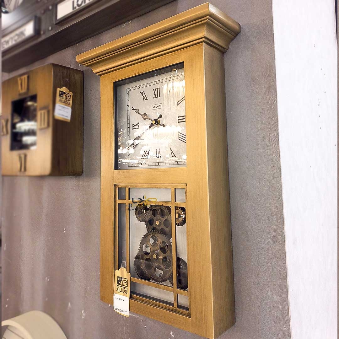  ساعت دیواری پینترستی نئوکلاسیک چرخدنده 