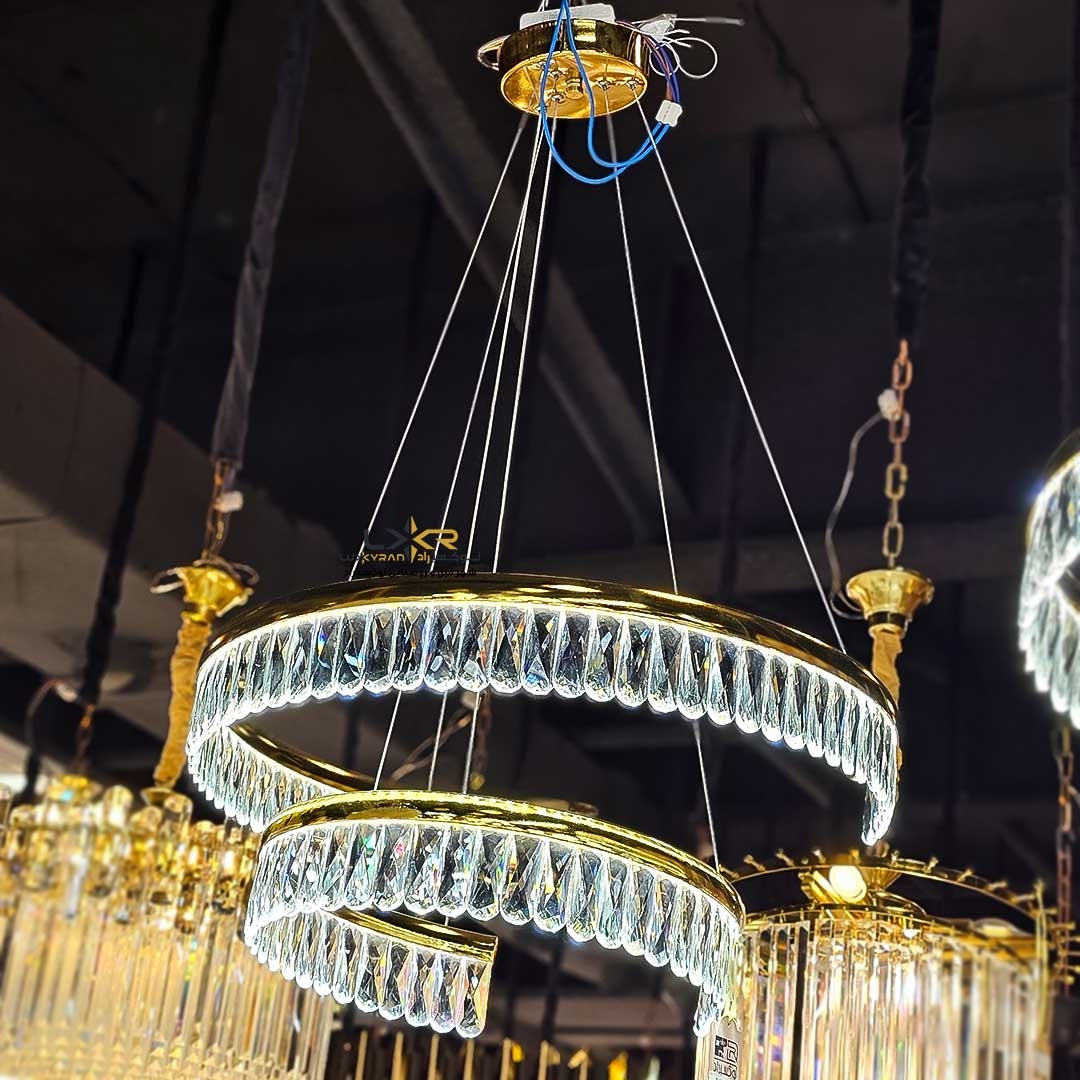  لوستر مدرن LED کریستالی 