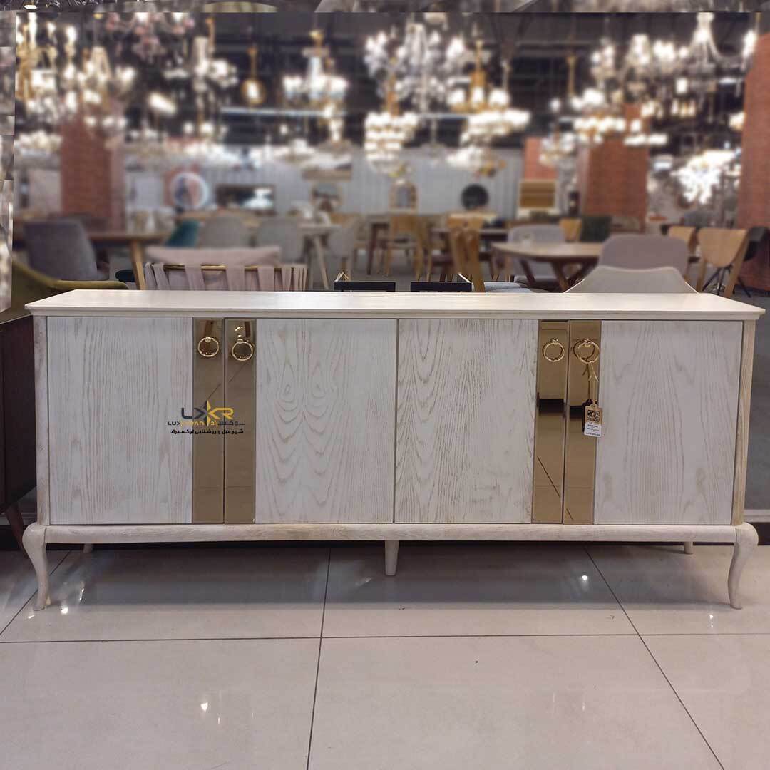 اینه و کنسول سفید سند بلاست مدرن و نئوکلاسیک قیمت مناسب