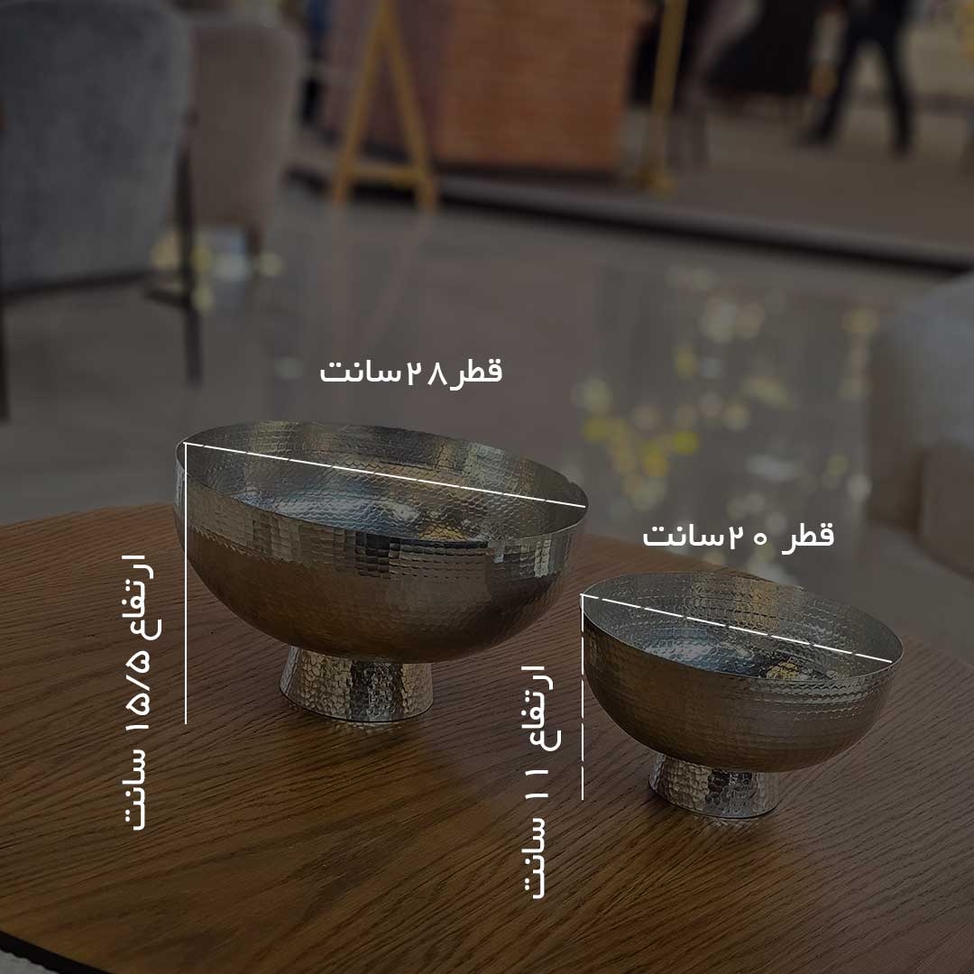  میوه خوری قلم کاری مسی 