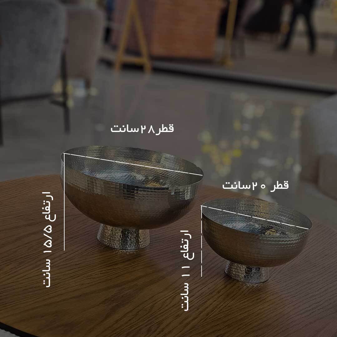  میوه خوری قلم کاری مسی 