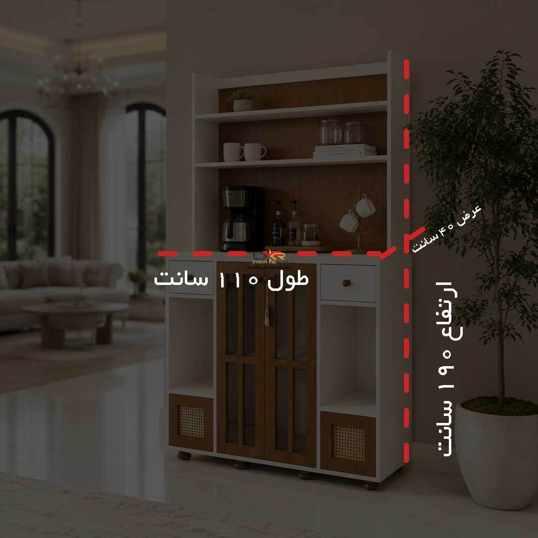 کافی بار نئوکلاسیک کرم قهوه ای