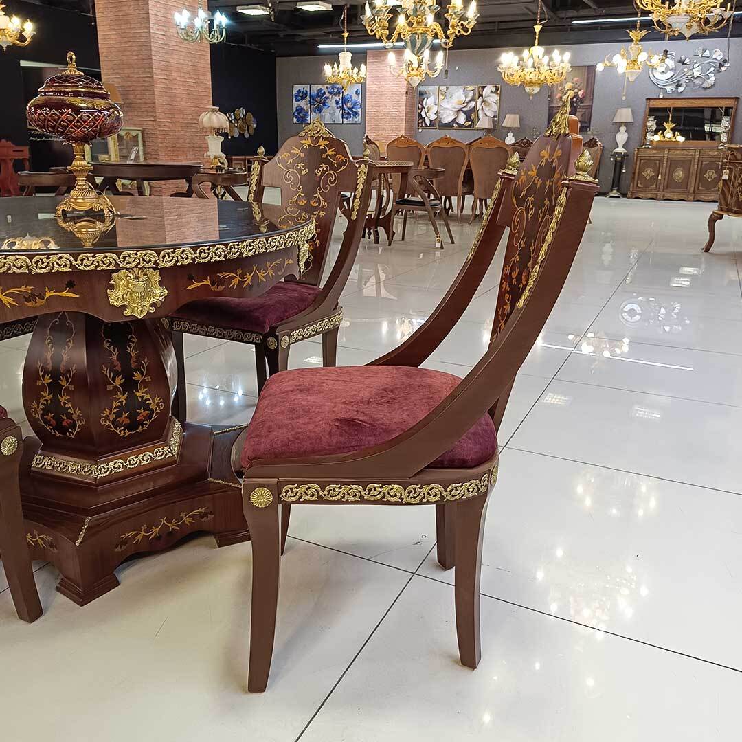  نهار خوری کلاسیک و نئوکلاسیک پر منبت و برنزکاری شده 