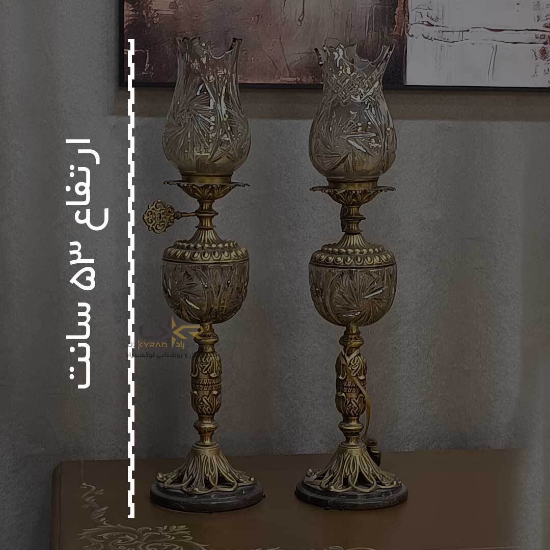  شمعدان زیبا و خاص سبک نئوکلاسیک برنجی 