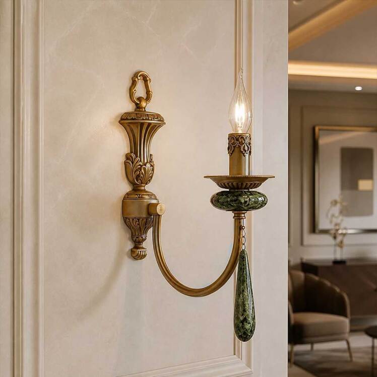 دیوارکوب مدرن پینترستی سنگی