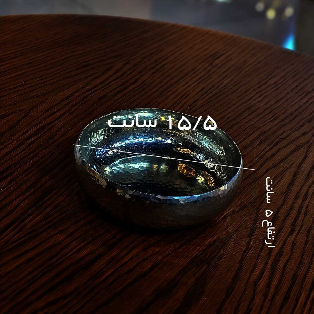  ظرف مسی قلم خورده 