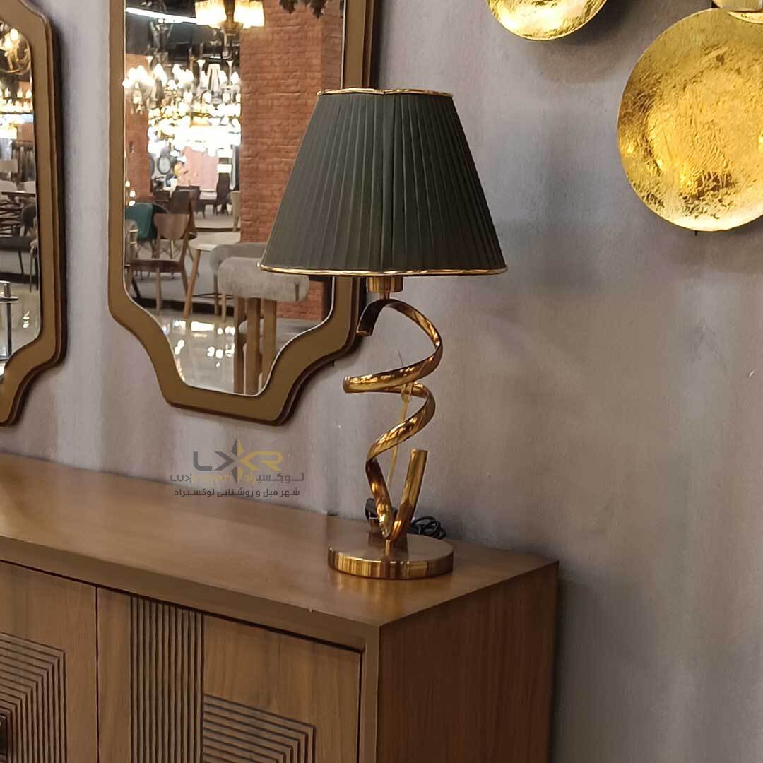  آباژور سبک مدرن و مینیمال رنگ سبز 