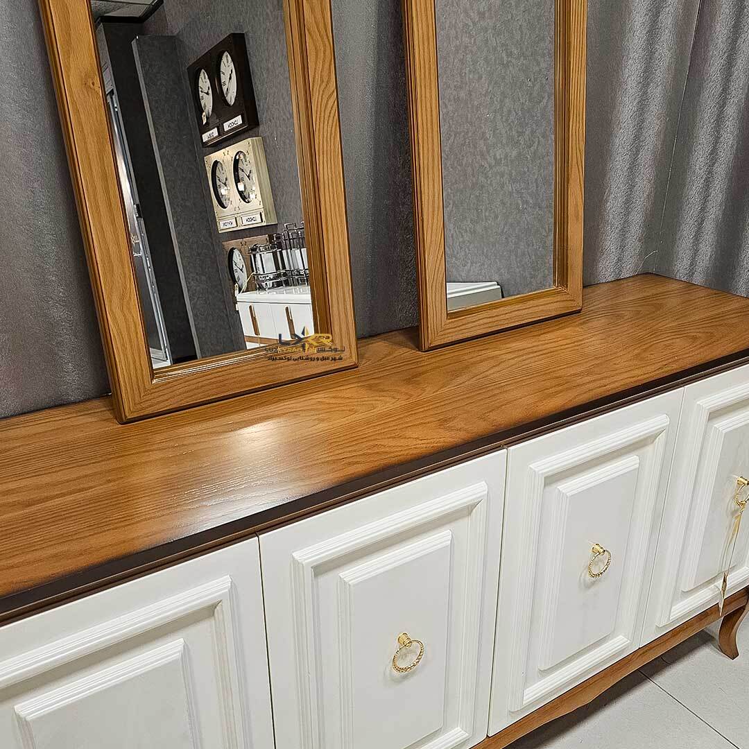آینه و کنسول قیمت مناسب پینترستی سفید مینیمال و مدرن