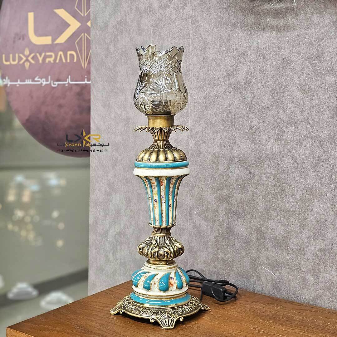  چراغ نئوکلاسیک و کلاسیک رنگ سفید و فیروزه ای 