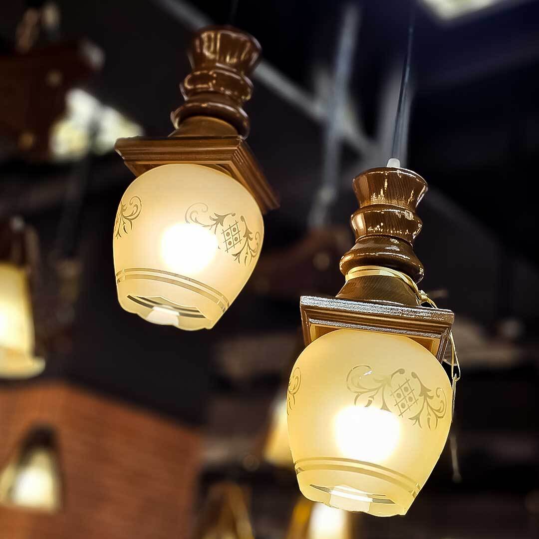  لوستر پینترستی چوبی مدرن نئوکلاسیک قیمت مناسب 