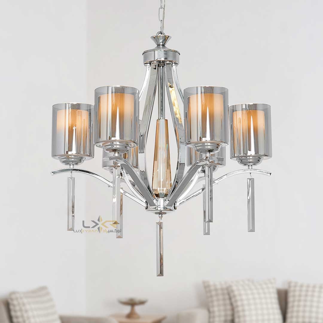 لوستر اقتصادی و شیک سبک مدرن 6 شعله 8532/6