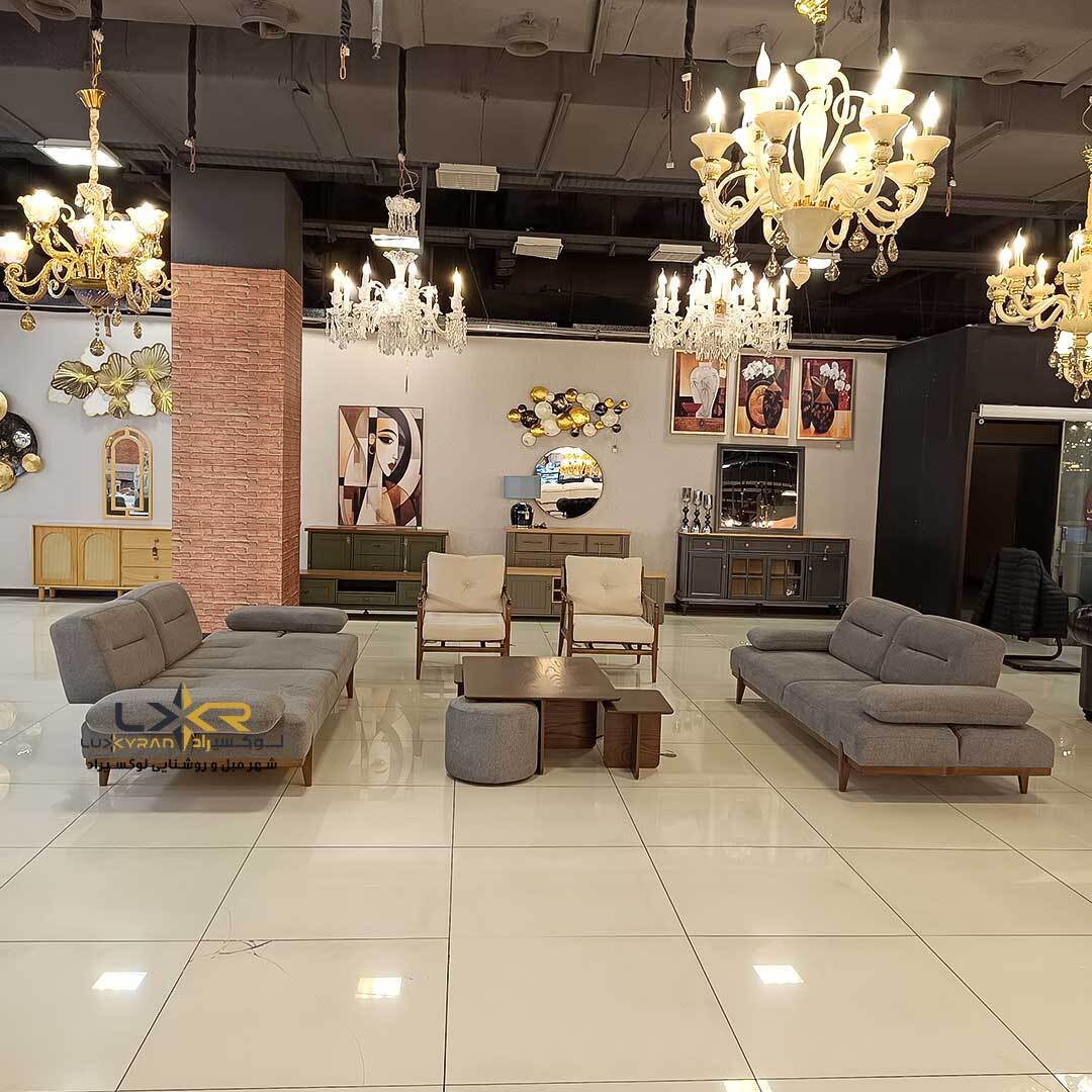  مبل 8 نفره راحتی تخت خواب شو شیک 
