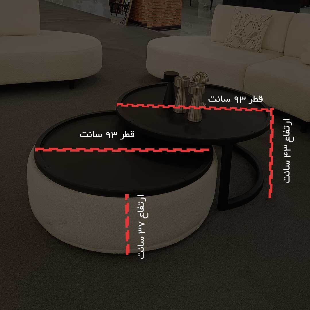 ست مبلمان 8 نفره سبک مینیمال و مدرن رنگ سفید