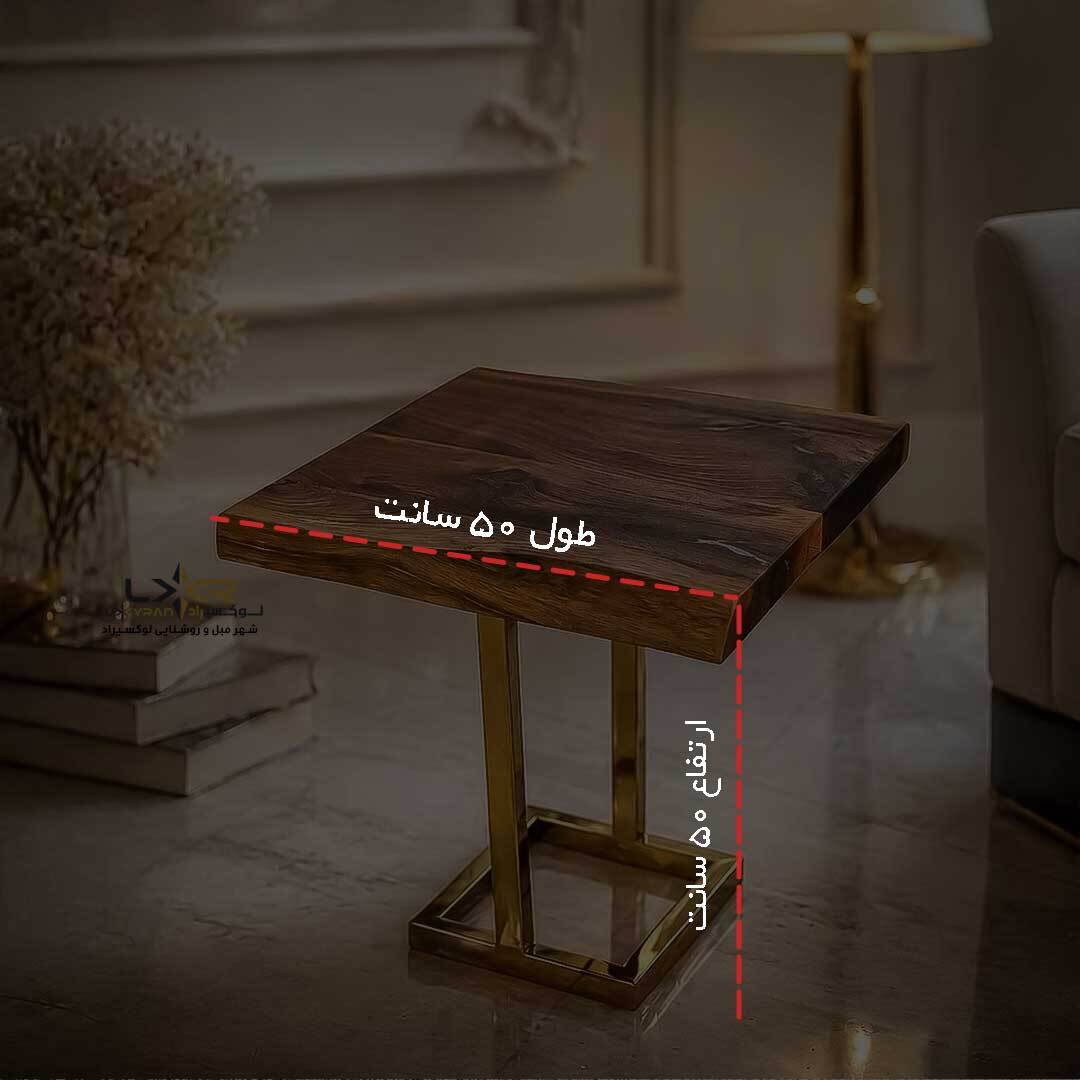  عسلی پینترستی مدرن طرح چوب 