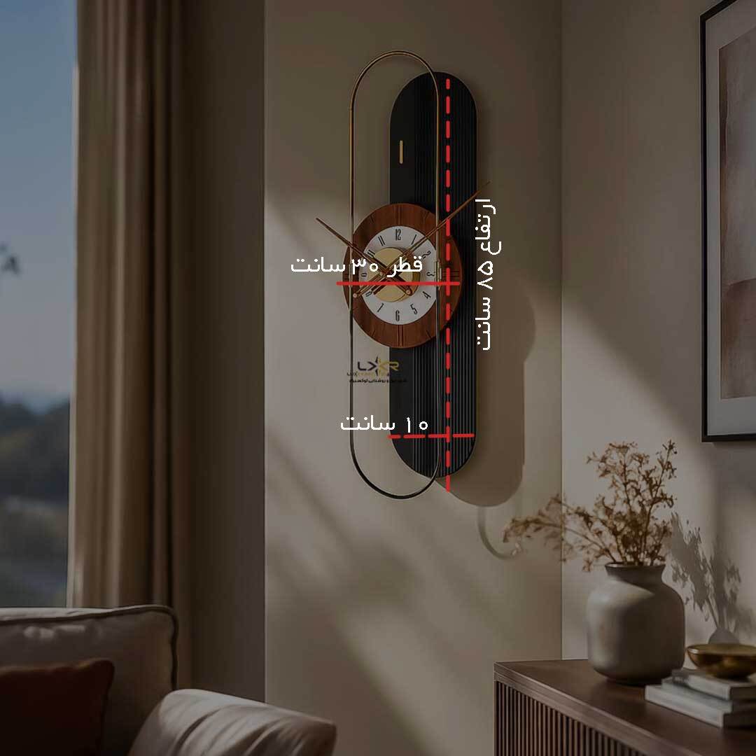  ساعت مینیمال و مدرن پینترستی رنگ سرمه ای 
