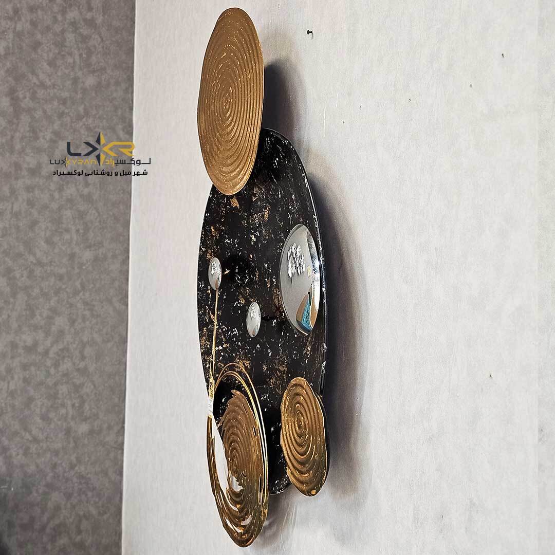 دیوارکوب پینترستی و مدرن و مینیمال طلایی مشکی