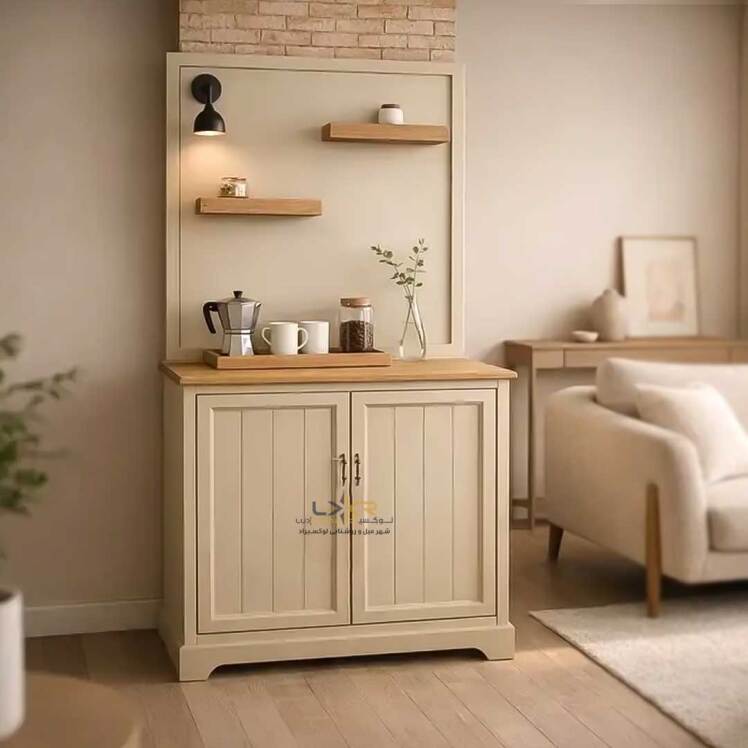 کافی بار پینترستی مدرن و مینیمال رنگ کرم