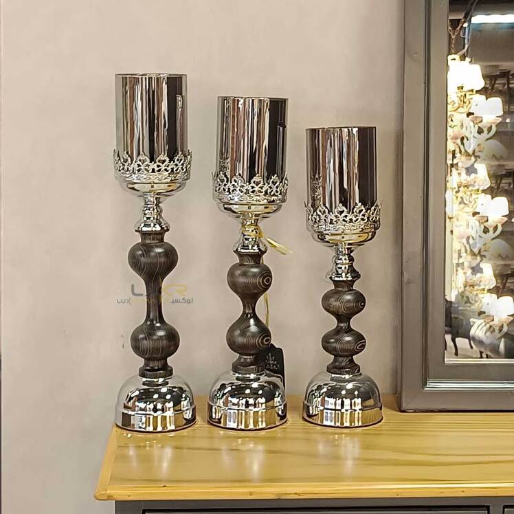 شمعدان چوبی شیک و خاص