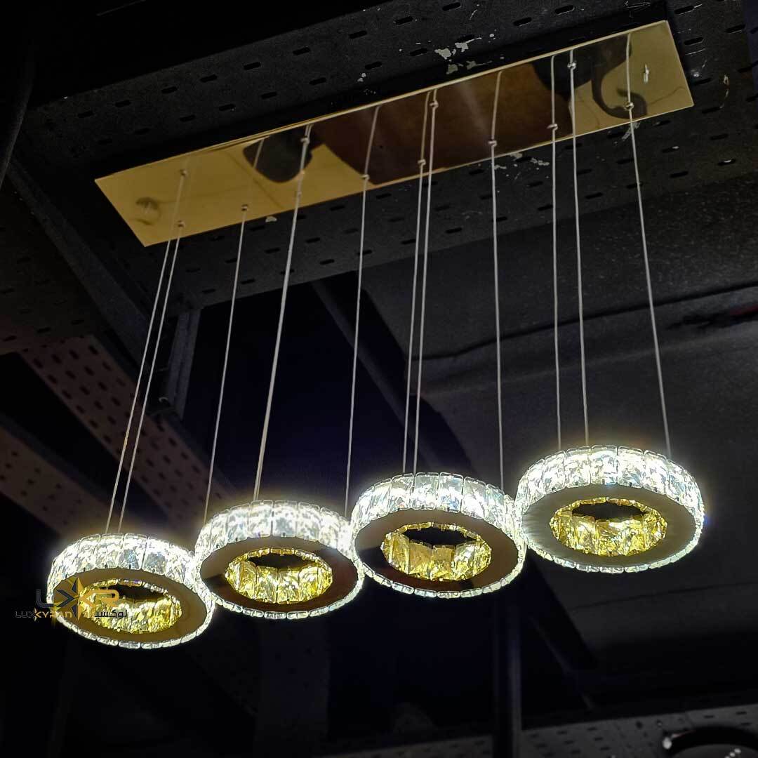 لاینر پینترستی LED کریستالی سبک مینیمال مدرن