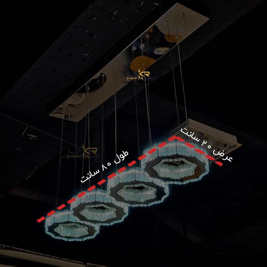  لاینر پینترستی LED کریستالی سبک مینیمال مدرن 