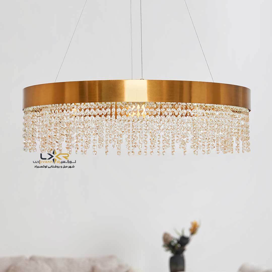 لوستر پینترستی مدرن اس ام دی پر نور