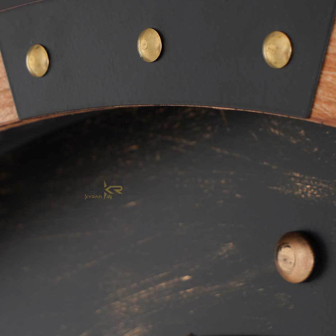  ساعت دیواری چرخدنده والتر سبک نئوکلاسیک مشکی طلایی 6117 