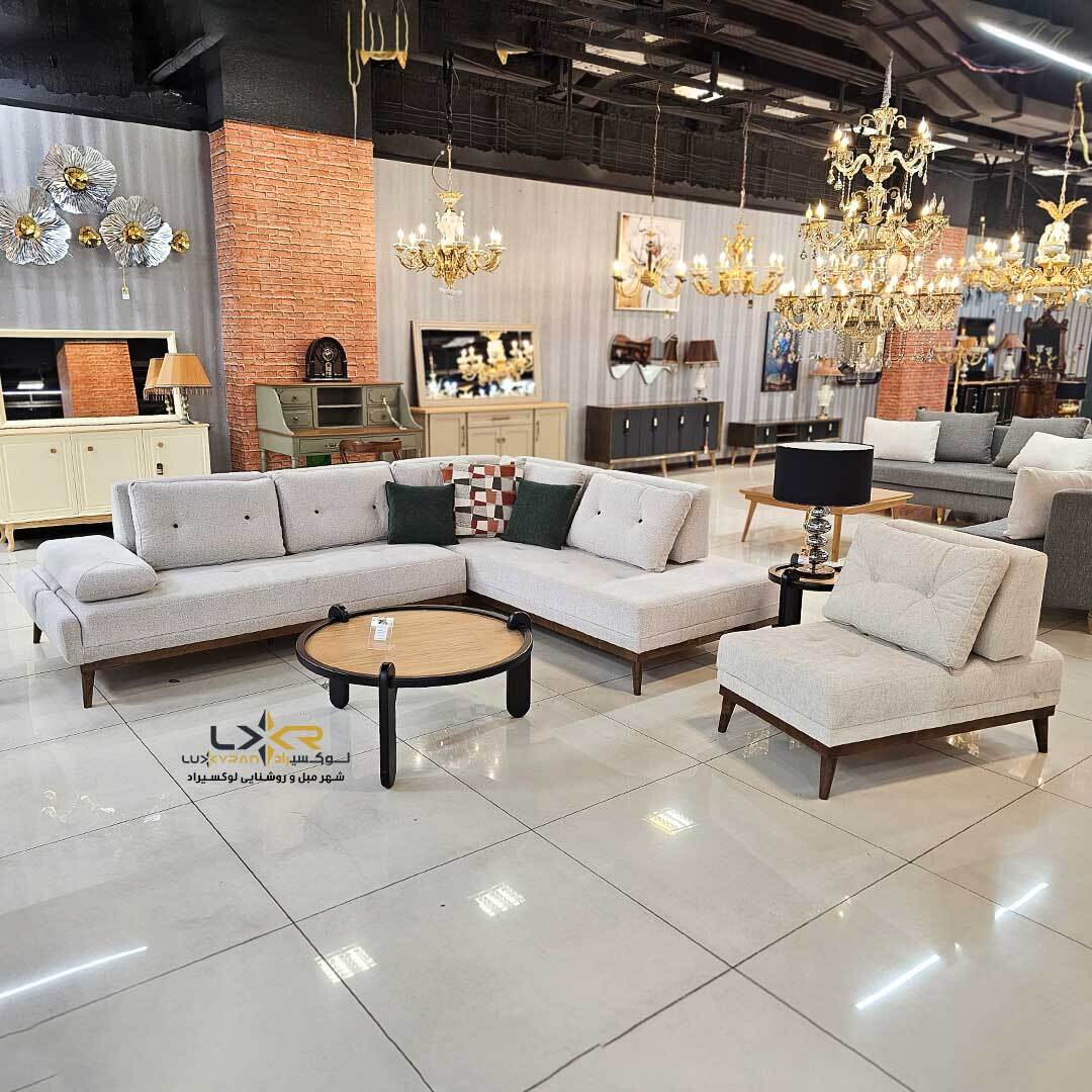  ست ال مبلمان کم جا تخت خواب شو زیبا 