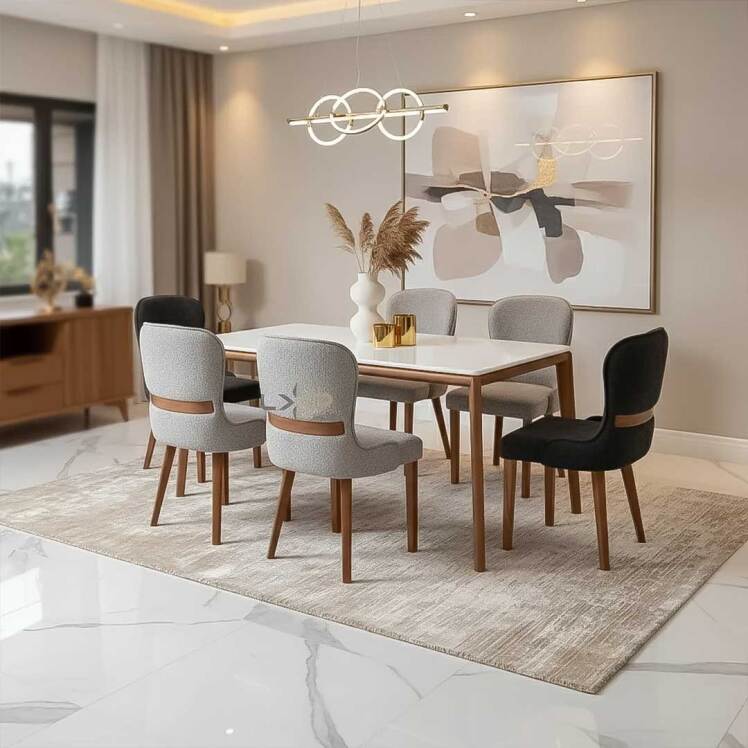 ست نهارخوری 6 نفره سبک مدرن 